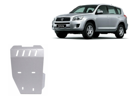 Scuturi Metalice - Scut diferențial din aluminiu Toyota RAV4 2006-2013 - Aluminiu 3 mm