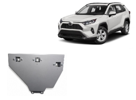 Scuturi Metalice - Scut diferențial din aluminiu Toyota RAV4 2018-2025 - Aluminiu 3 mm