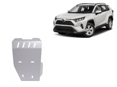 Scuturi Metalice - Scut diferențial din aluminiu Toyota RAV4 2018-2026 - Aluminiu 3 mm