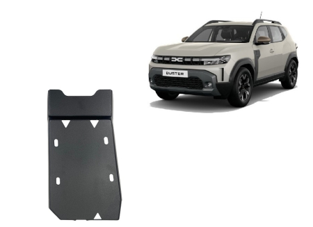 Scuturi Metalice - Scut diferențial spate Dacia Duster 4x4 2024-2026 - Oțel 2 mm