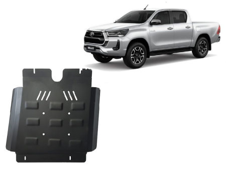 Scuturi Metalice - Scut metalic cutie de viteză Toyota Hilux Invincible 2021-2026 - Oțel 3 mm