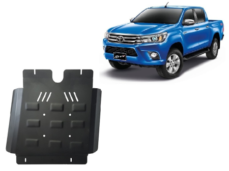 Scuturi Metalice - Scut metalic cutie de viteză Toyota Hilux Revo 2016-2026 - Oțel 3 mm