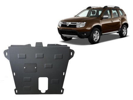 Scuturi Metalice - Scut motor Dacia Duster 2010-2017 - Oțel 2 mm