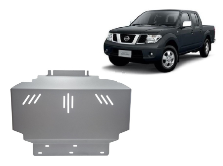 Scuturi Metalice - Scut motor din aluminiu Nissan Navara 2005-2015 - Aluminiu 4 mm