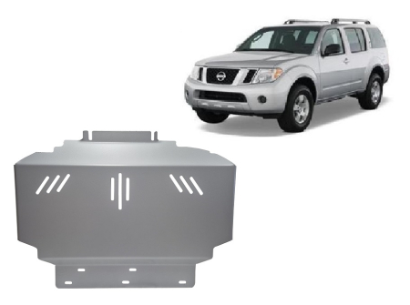 Scuturi Metalice - Scut motor din aluminiu Nissan Pathfinder 2005-2026 - Aluminiu 4 mm
