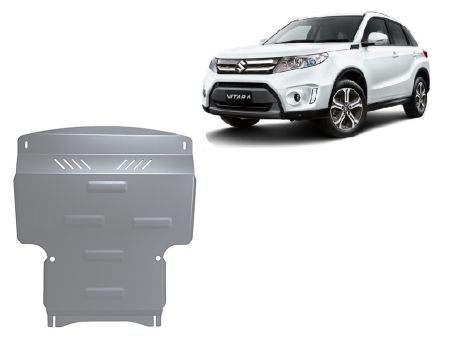 Scuturi Metalice - Scut motor din aluminiu Suzuki Vitara 2013-2023 - Aluminiu 3 mm
