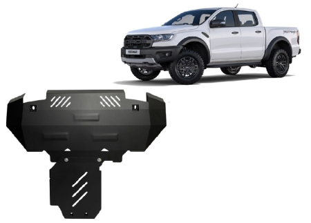 Scuturi Metalice - Scut motor Ford Ranger Raptor 2020-2023 - Oțel 3 mm