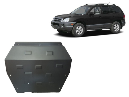 Scuturi Metalice - Scut motor Hyundai Santa Fe 2001-2006 - Oțel 3 mm