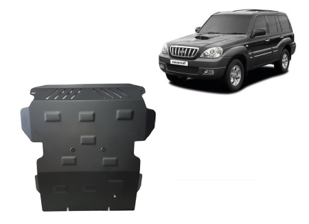 Scuturi Metalice - Scut motor Hyundai Terracan 2001-2007 - Oțel 3 mm