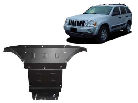Scuturi Metalice - Scut motor Jeep Grand Cherokee 2004-2010 - Oțel 2 mm