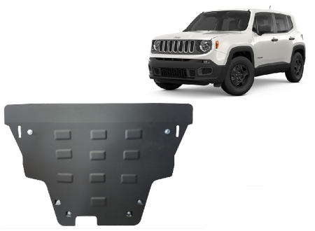 Scuturi Metalice - Scut motor Jeep Renegade 2014-2026 - Oțel 2 mm