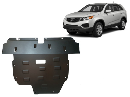 EXTERIOR - Scut motor Kia Sorento 2010-2012 - Oțel 2 mm