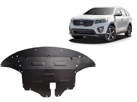 EXTERIOR - Scut motor Kia Sorento 2012-2020 - Oțel 2 mm