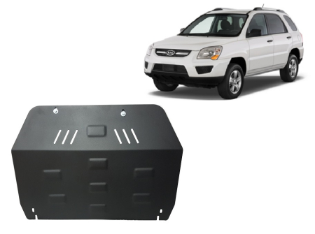EXTERIOR - Scut motor Kia Sportage 2004-2010 - Oțel 3 mm
