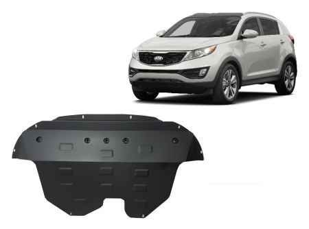 EXTERIOR - Scut motor Kia Sportage 2011-2015 - Oțel 2 mm