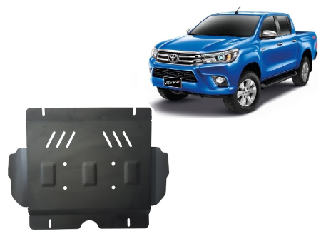 Scuturi Metalice - Scut motor metalic Toyota Hilux Revo 2016-2026 - Oțel 3 mm