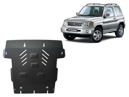 Scuturi Metalice - Scut motor Mitsubishi Pajero Pinin 1997-2007 - Oțel 3 mm