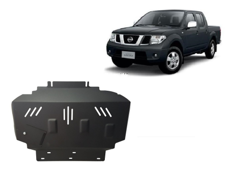 Scuturi Metalice - Scut motor Nissan Navara 2005-2015 - Oțel 3 mm