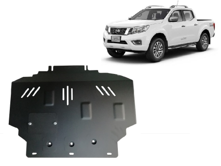 Scuturi Metalice - Scut motor Nissan Navara NP300 dupa 2015 2015-2021 - Oțel 2.5 mm