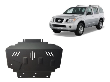 Scuturi Metalice - Scut motor Nissan Pathfinder 2005-2015 - Oțel 3 mm
