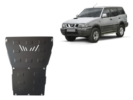 Scuturi Metalice - Scut motor Nissan Terrano II 1992-2007 - Oțel 3 mm