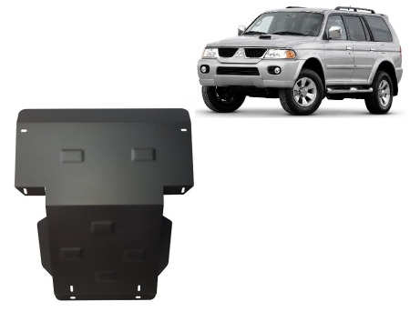 Scuturi Metalice - Scut motor și radiator Mitsubishi Pajero Sport 1 1998-2007 - Oțel 3 mm