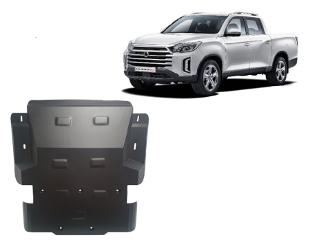 Scuturi Metalice - Scut motor SsangYong Musso Grand 2018-2026 - Oțel 2 mm