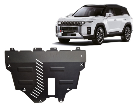 Scuturi Metalice - Scut motor SsangYong Torres 2022-2026 - Oțel 2 mm