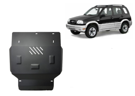 Scuturi Metalice - Scut motor Suzuki Grand Vitara 1999-2005 - Oțel 3 mm