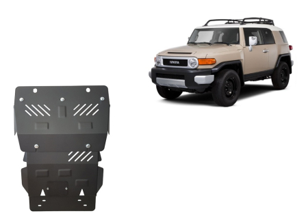 Scuturi Metalice - Scut motor Toyota FJ Cruiser 2006-2018 - Oțel 2.5 mm