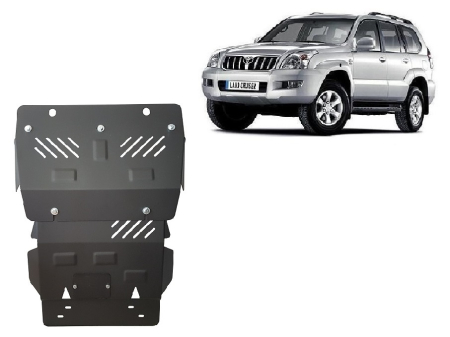Scuturi Metalice - Scut motor Toyota Land Cruiser J120 2002-2009 - Oțel 2.5 mm