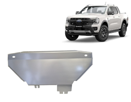 Scuturi Metalice - Scut radiator din aluminiu Ford Ranger 2023-2026 - Aluminiu 3 mm