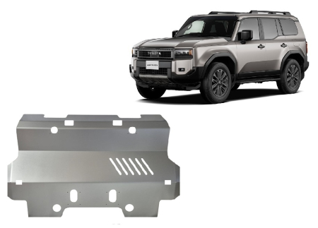 Scuturi Metalice - Scut radiator din aluminiu Toyota Land Cruiser J250 2024-2026 - Aluminiu 4 mm