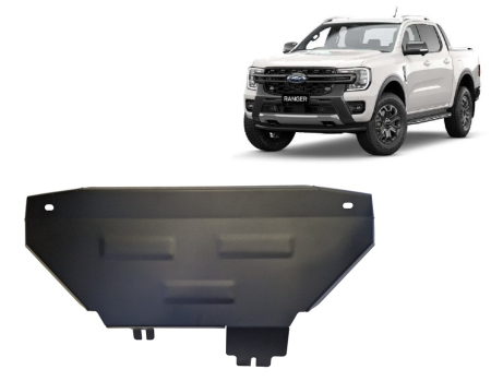Scuturi Metalice - Scut radiator Ford Ranger 2023-2026 - Oțel 3 mm