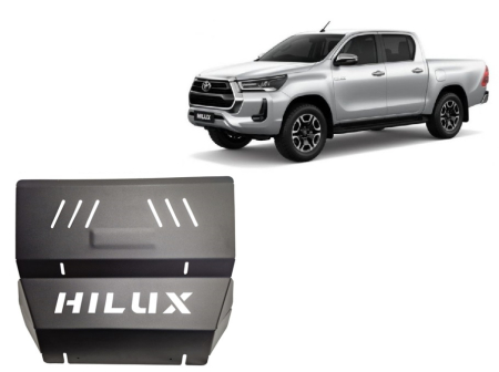 Scuturi Metalice - Scut radiator metalic Toyota Hilux Invincible 2021-2026 - Oțel 3 mm