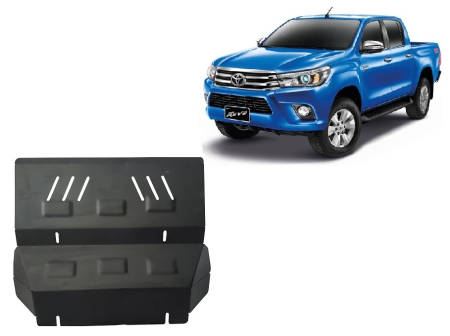 Scuturi Metalice - Scut radiator metalic Toyota Hilux Revo 2016-2026 - Oțel 3 mm