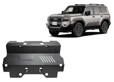 Scuturi Metalice - Scut radiator Toyota Land Cruiser J250 2024-2026 - Oțel 3 mm