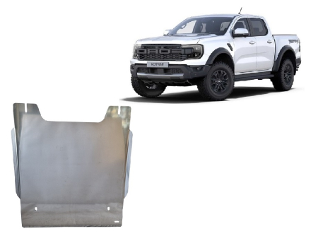 Scuturi Metalice - Scut reductor Ford Ranger Raptor - Aluminiu 2023-2026 - Aluminiu 4 mm