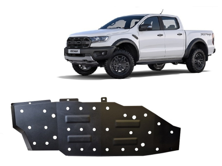 Scuturi Metalice - Scut rezervor Ford Ranger Raptor 2020-2023 - Oțel 2 mm