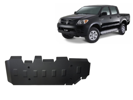 Scuturi Metalice - Scut rezervor Toyota Hilux 2004-2015 - Oțel 2 mm