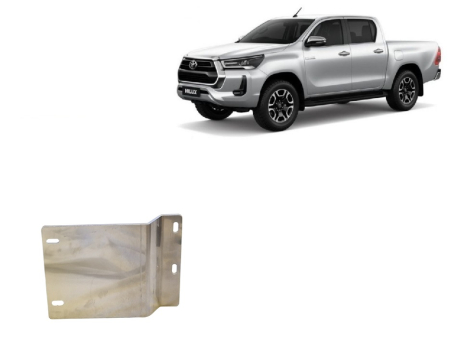 Scuturi Metalice - Scut senzor filtru de particule din aluminiu Toyota Hilux 2021-2026 - Aluminiu 4 mm