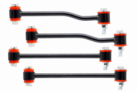 Bielete Antiruliu - Set bielete antiruliu față-spate +10 cm Jeep Wrangler JK