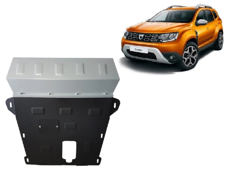 Scuturi Metalice - Set de scuturi Dacia Duster 2018-2024 - Oțel 2 mm