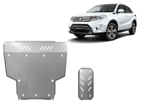Scuturi Metalice - Set de scuturi din aluminiu Suzuki Vitara 2023-2026 - Aluminiu 3 mm