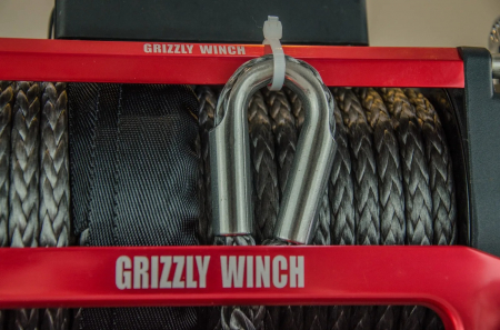 Troliu electric Grizzly 13000 lbs - 5897 kg - raport 180:1 - șufă sintetică [2]