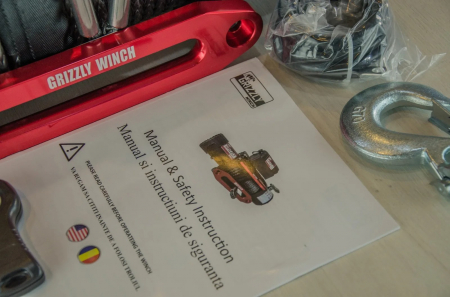 Troliu electric Grizzly 13000 lbs - 5897 kg - raport 180:1 - șufă sintetică [4]