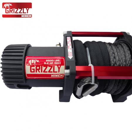 Troliu electric Grizzly 8500 lbs - 3855 kg - raport 150:1 - șufă sintetică [3]