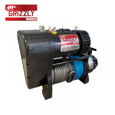 Troliu electric Grizzly Twin EWS 10000 lbs - 4536 kg - raport 80:1 - șufă sintetică [2]