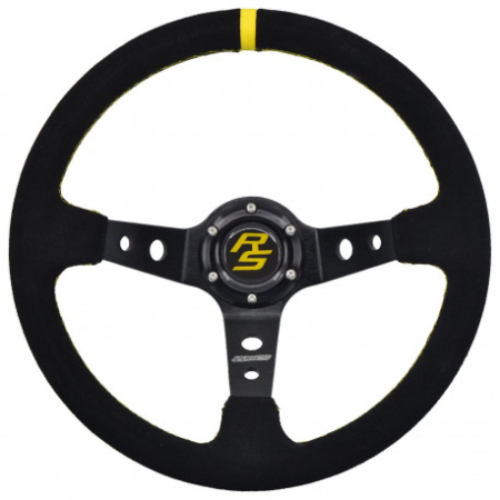 INTERIOR - Volan universal 350x90 mm piele întoarsă RACES