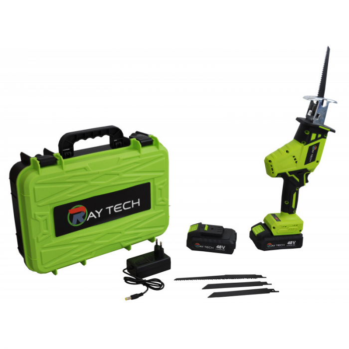 FIERASTRAU ELECTRIC PENTRU METAL SI LEMN, 48V, 2 ACUMULATORI 2AH [1]